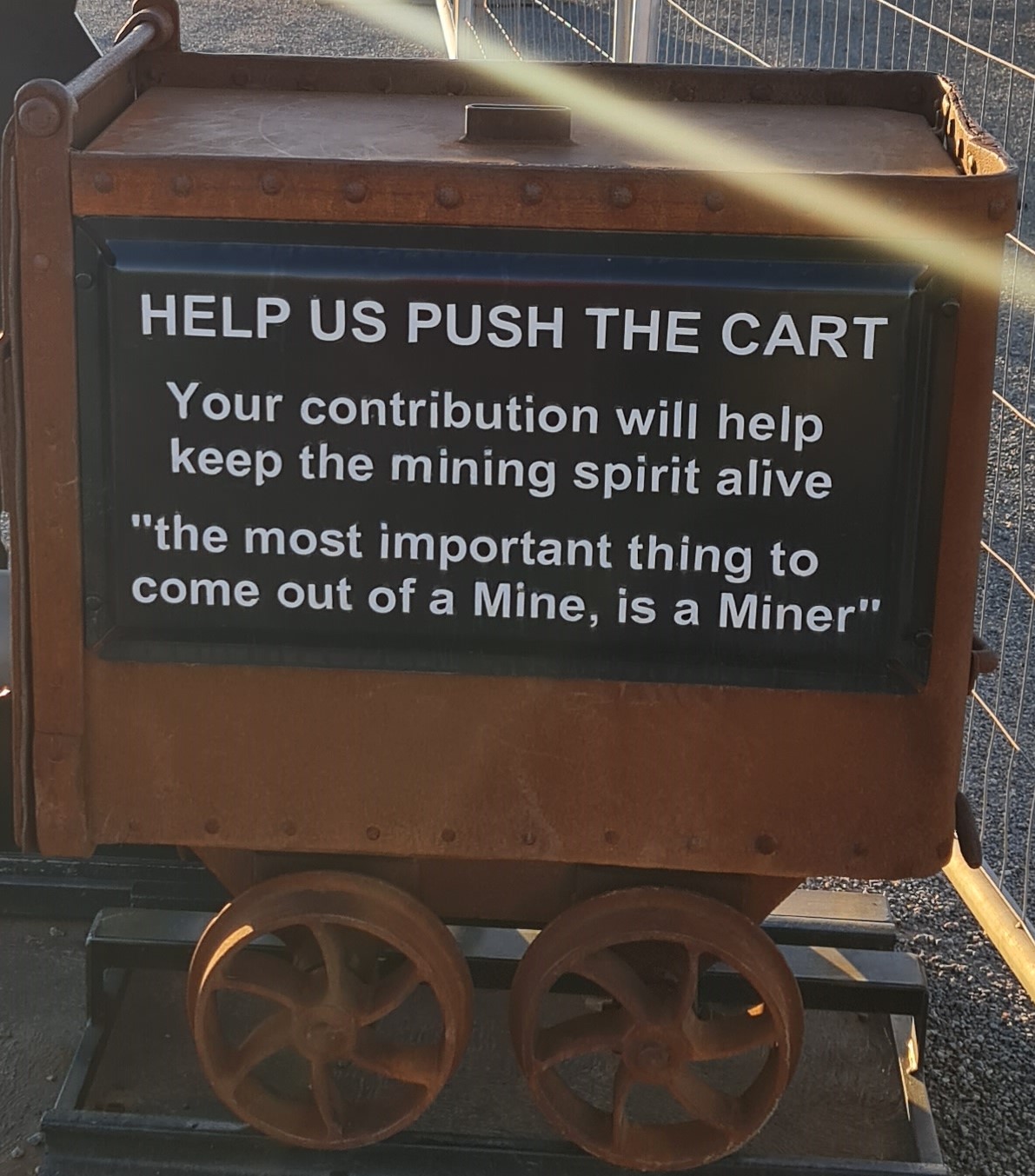 Line of Lode Donation Bin